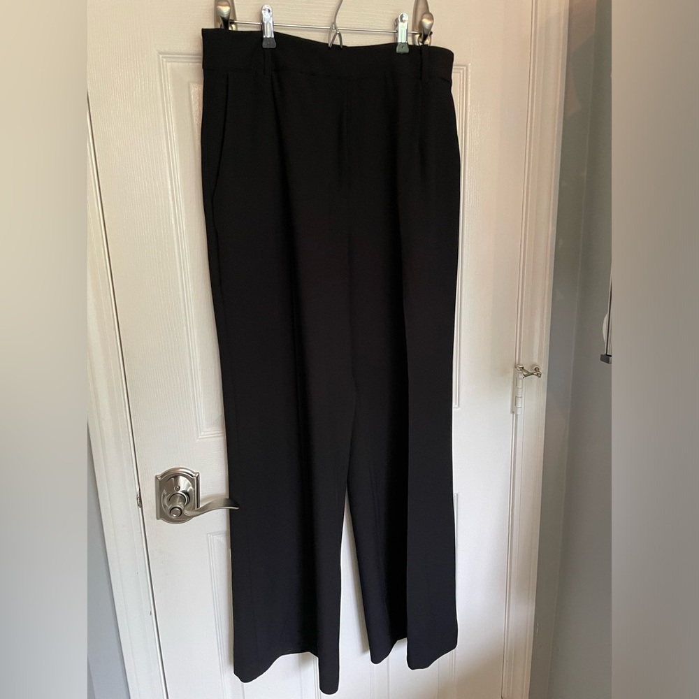 Stockholm Atelier & Other Stories Black Dress Pants Wide Leg US 10